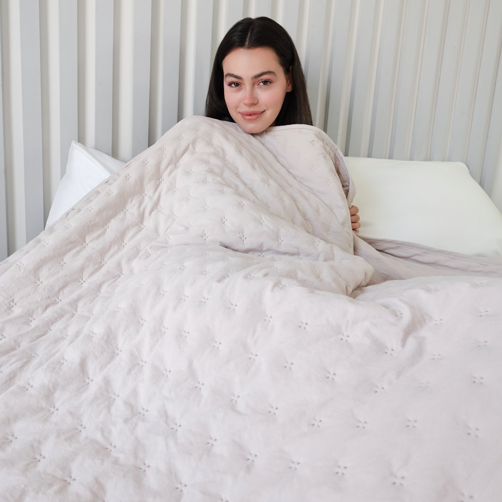 QUILT - CUBRECAMA DE VERANO BEIGE