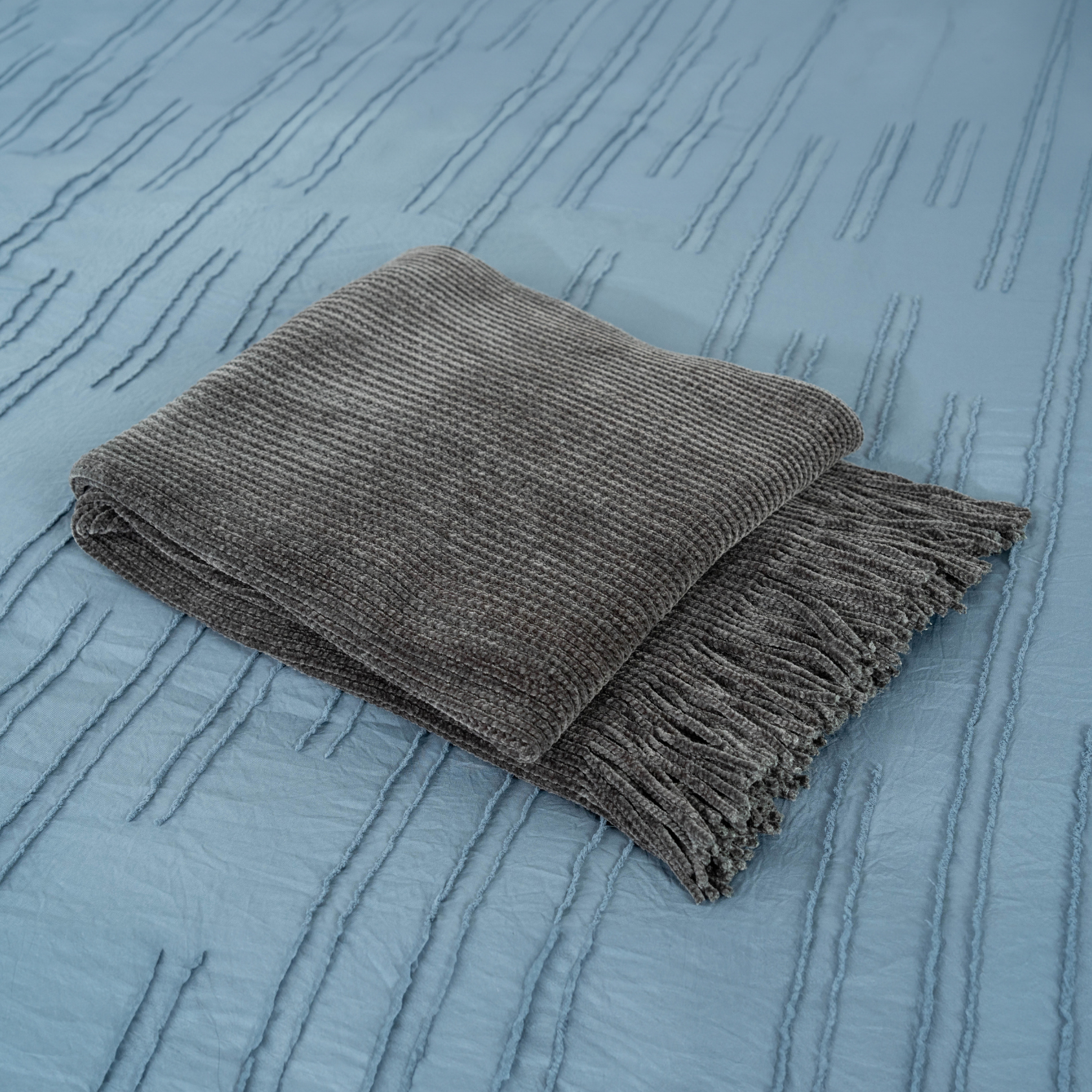 MANTA DECORATIVA CHARCOAL