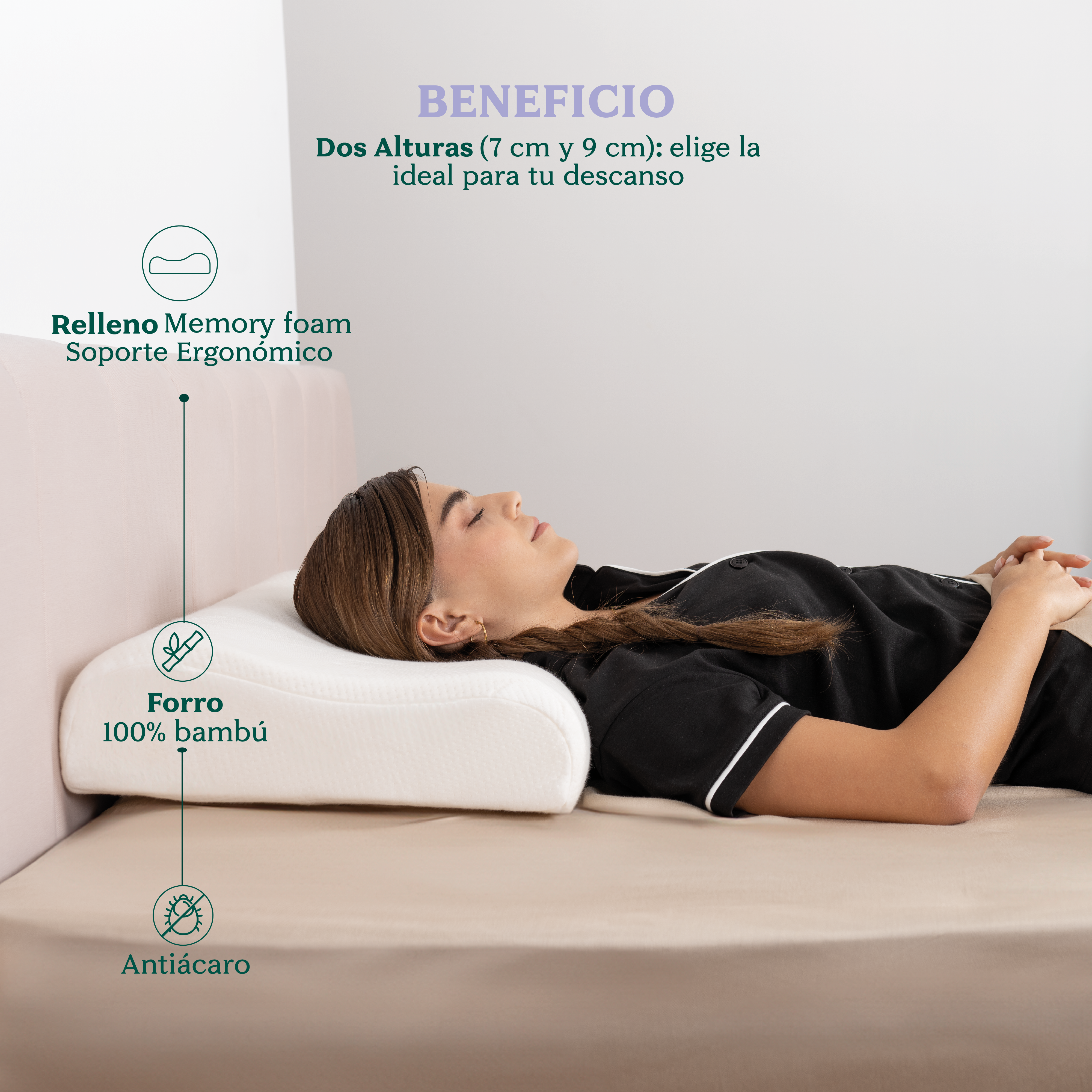 ALMOHADA ERGONÓMICA CERVICAL