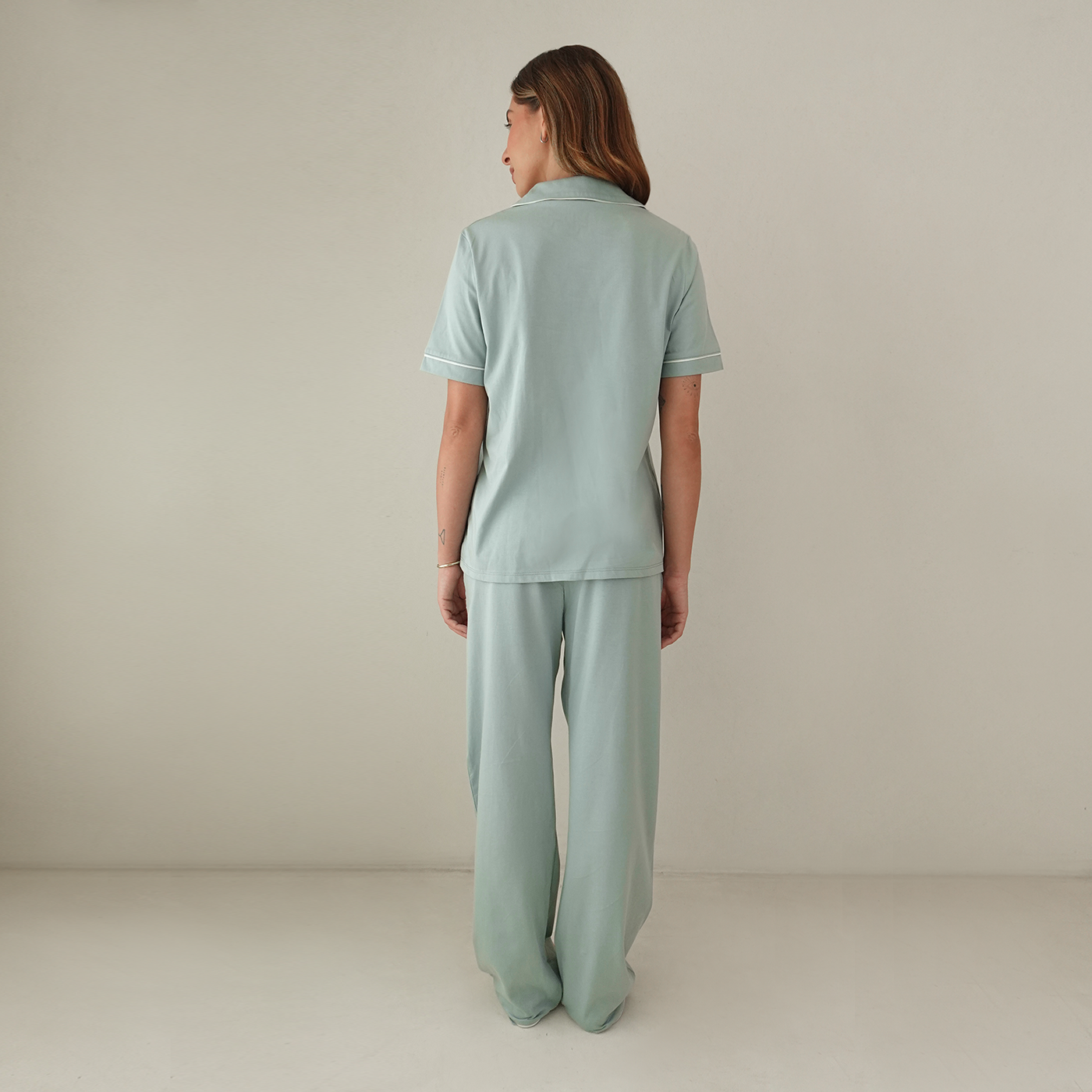 PIJAMA VERDE CEMENTO