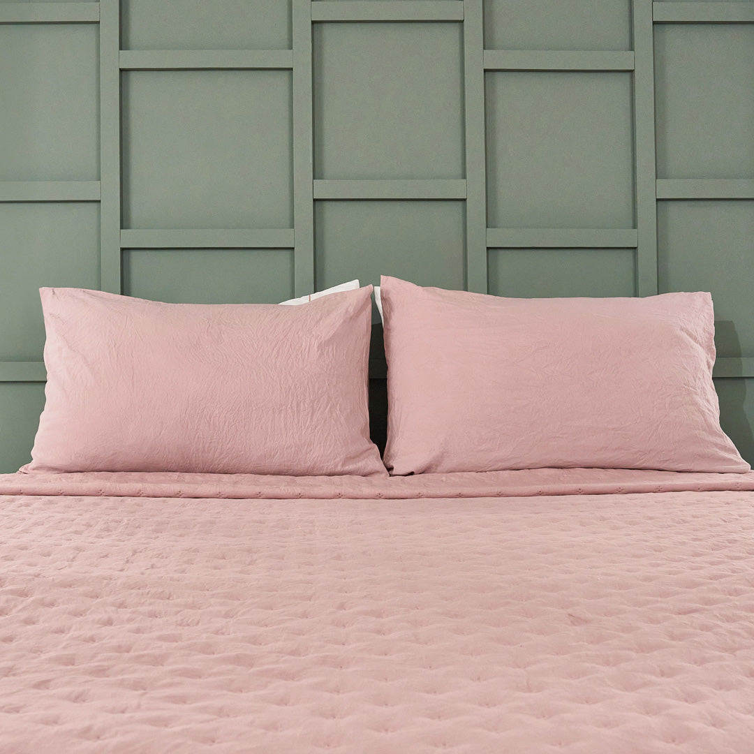 QUILT - CUBRECAMA DE VERANO ROSY BROWN