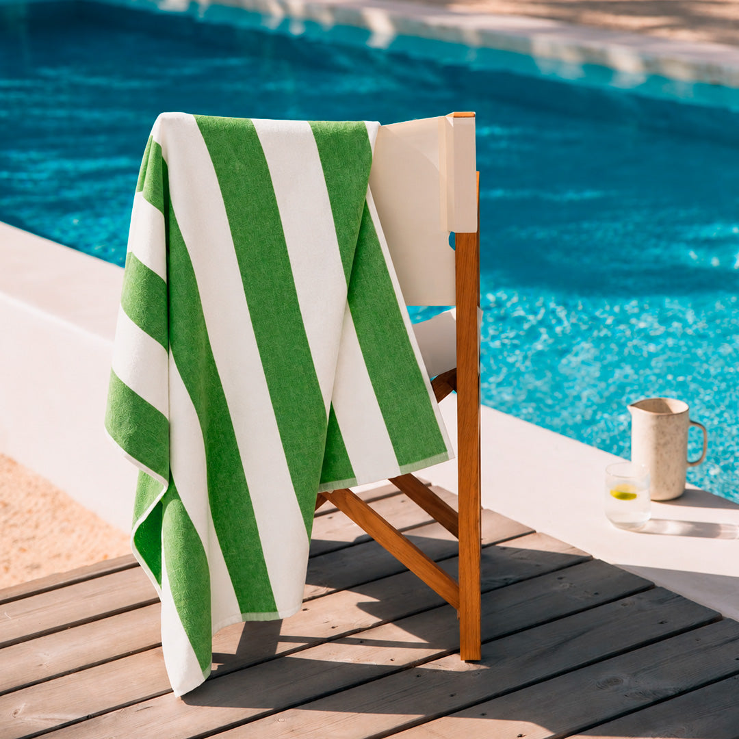 TOALLA DE PLAYA STRIPES GREEN