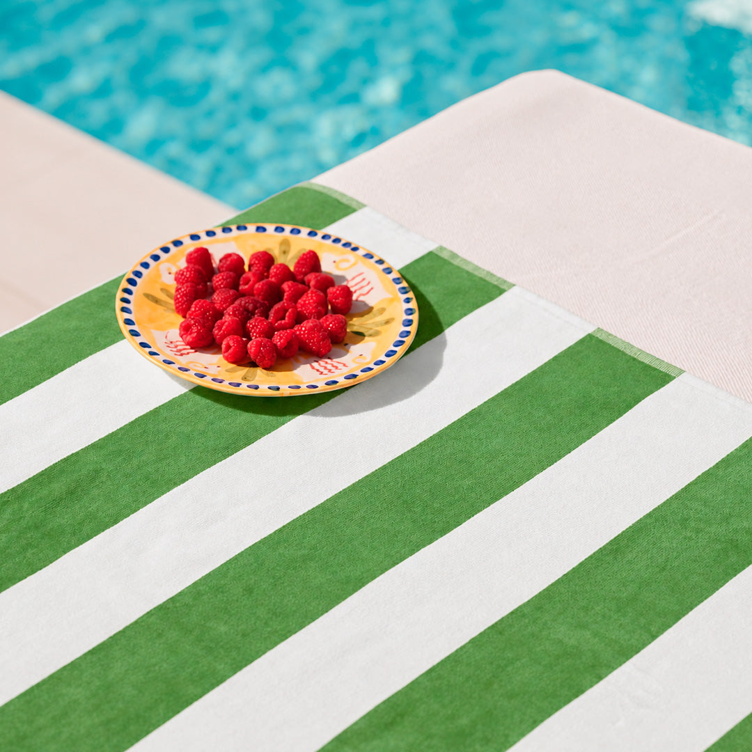 TOALLA DE PLAYA STRIPES GREEN