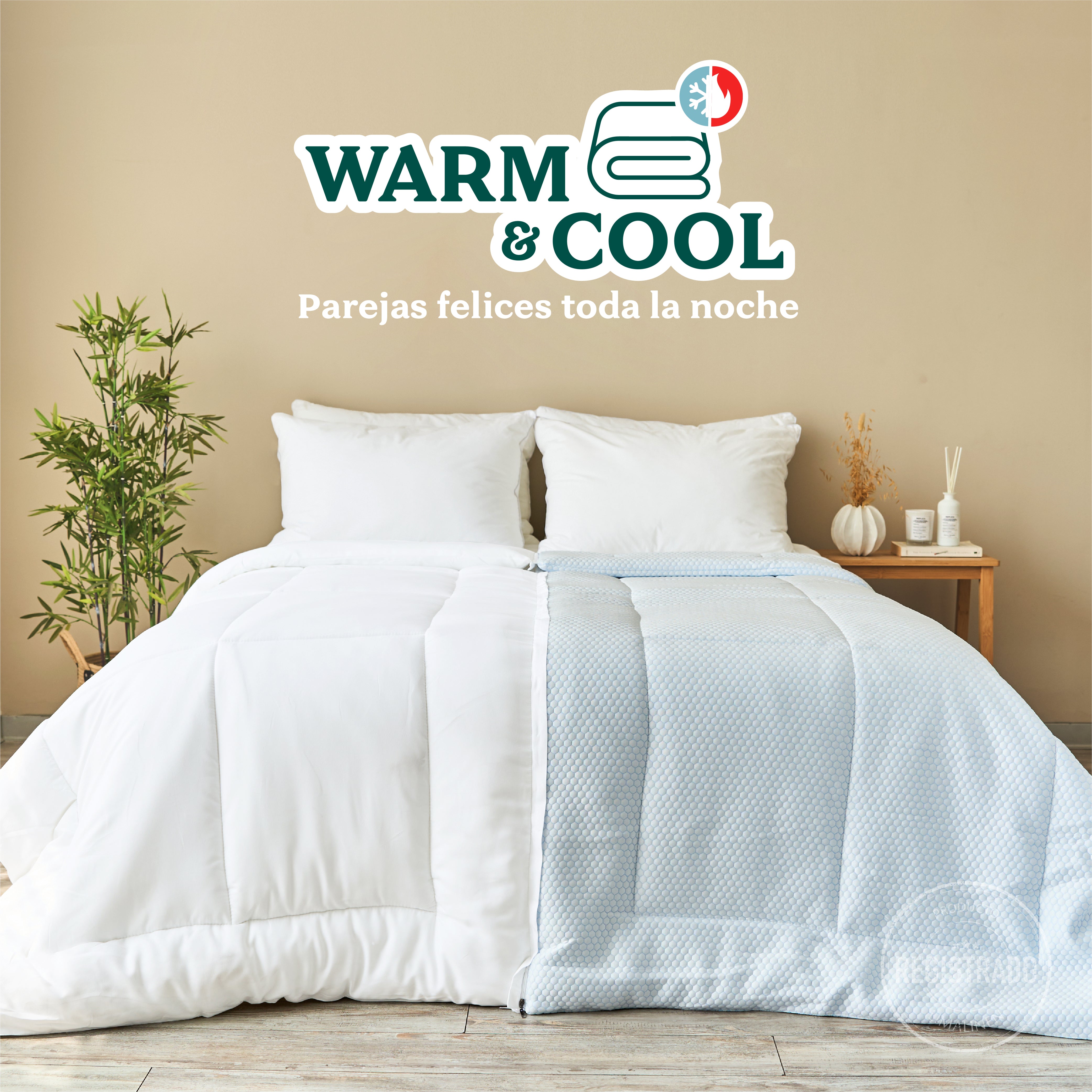 PLUMÓN WARM & COOL - PAREJAS FELICES