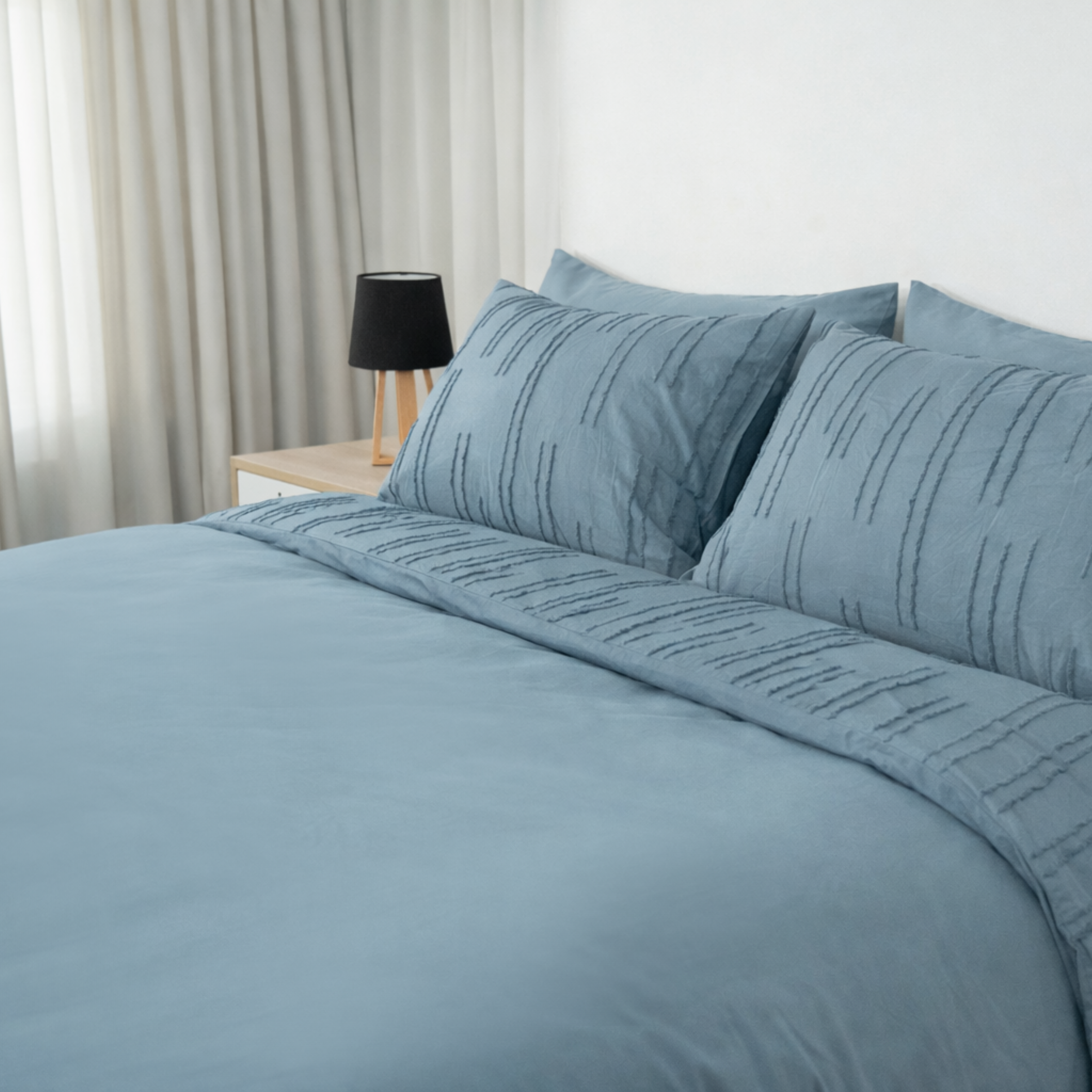 PACK PLUMÓN HIPOALERGÉNICO PREMIUM + FUNDA DE PLUMÓN WARM COMFORT BLUE