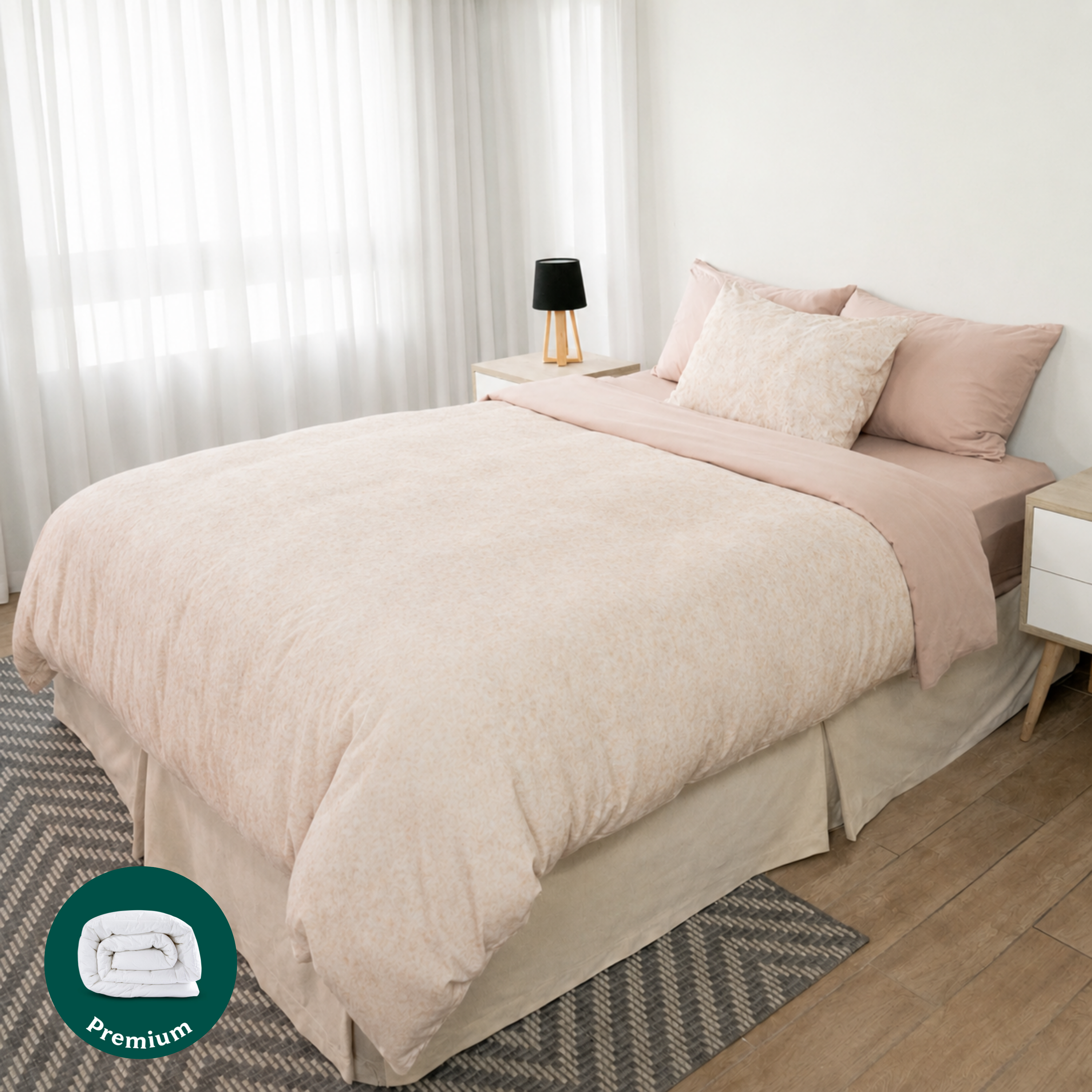 PACK PLUMÓN HIPOALERGÉNICO PREMIUM + FUNDA DE PLUMÓN WARM SOFT BEIGE