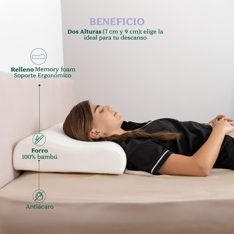 ALMOHADA ERGONÓMICA CERVICAL