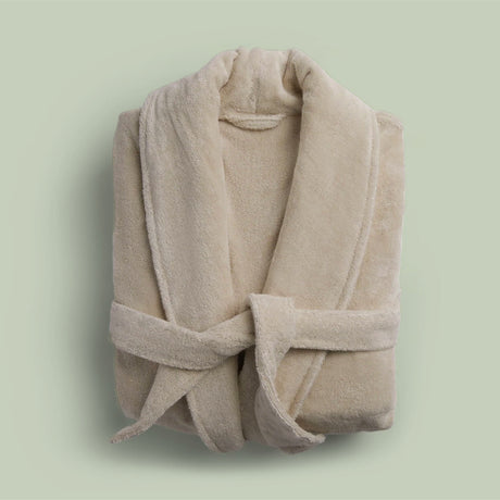 BATA TOALLA BEIGE