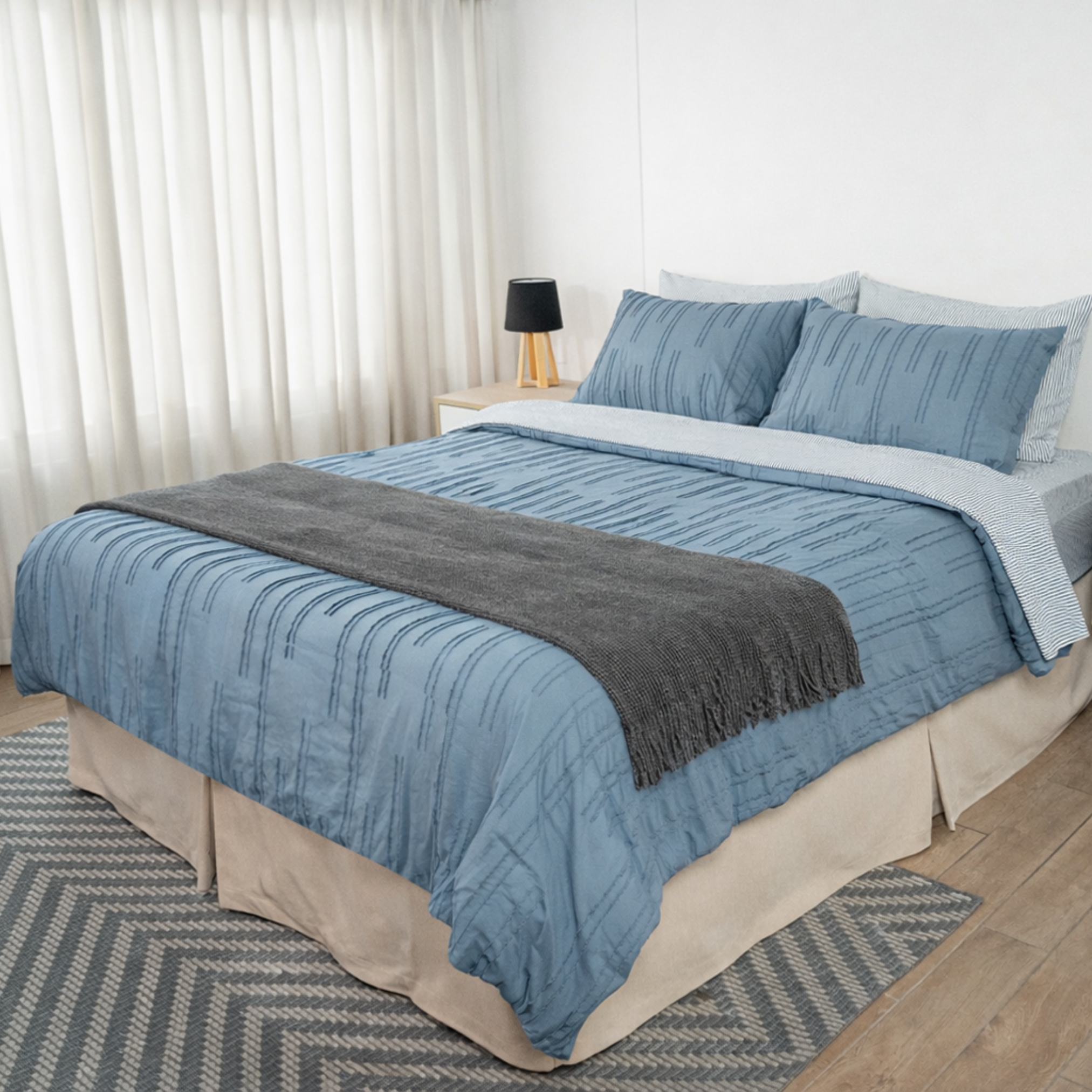 MANTA DECORATIVA CHARCOAL