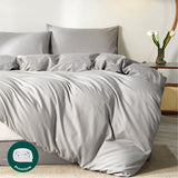 PACK PLUMÓN HIPOALERGÉNICO PREMIUM + FUNDA DE PLUMÓN SATÍN GRIS