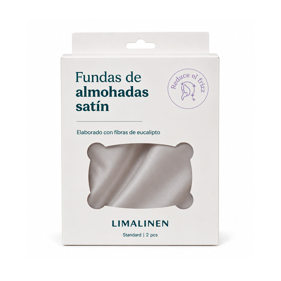 PACK DE 2 FUNDAS DE ALMOHADA LUXURY (EVITA EL FRIZZ)