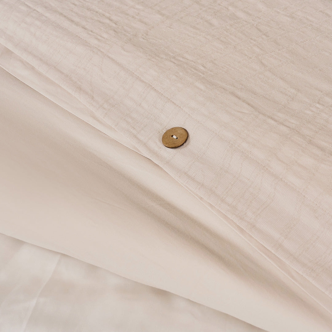 FUNDA DE PLUMÓN LUXURY GREIGE WAVES