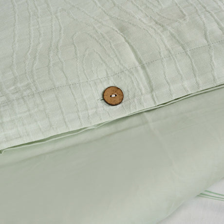FUNDA DE PLUMÓN LUXURY PISTACHO WAVES
