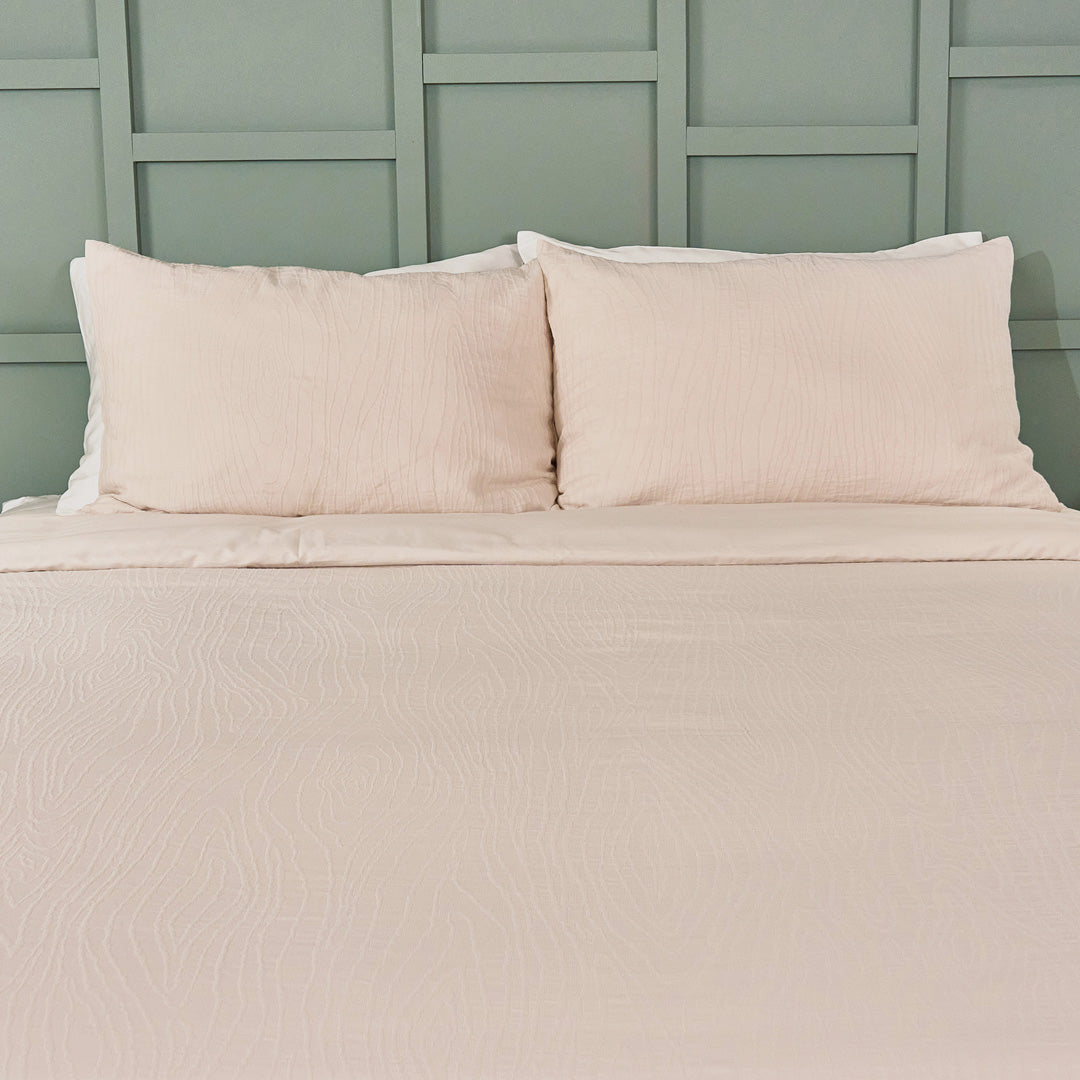 FUNDA DE PLUMÓN LUXURY GREIGE WAVES