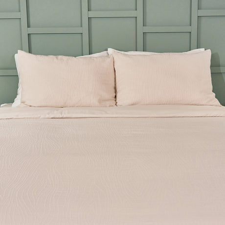 FUNDA DE PLUMÓN LUXURY GREIGE WAVES