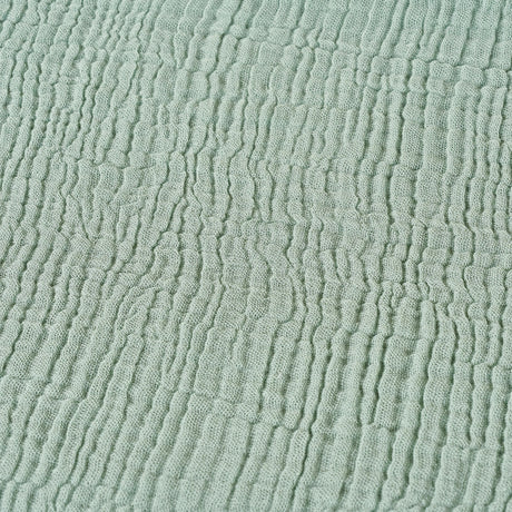 MANTA DECORATIVA MUSELINA SEA GREEN