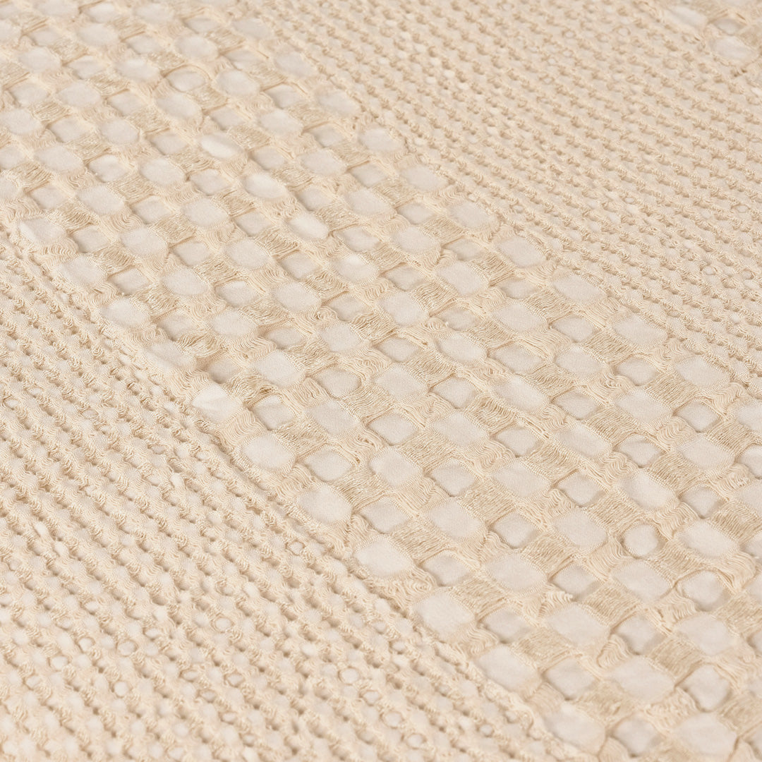 MANTA DECORATIVA WAFFLE SAND