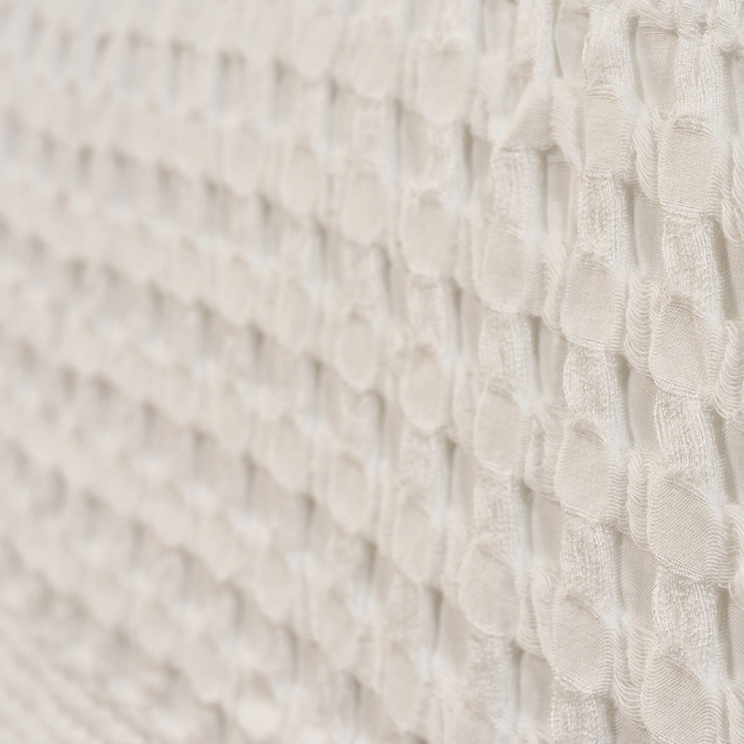MANTA DECORATIVA WAFFLE WHITE