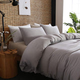 PACK PLUMÓN HIPOALERGÉNICO STANDARD + FUNDA DE PLUMÓN SATÍN GRIS