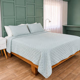 QUILT - CUBRECAMA DE VERANO AQUA GRAY