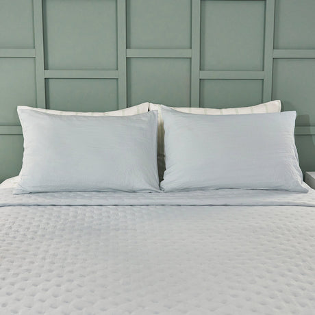 QUILT - CUBRECAMA DE VERANO AQUA GRAY