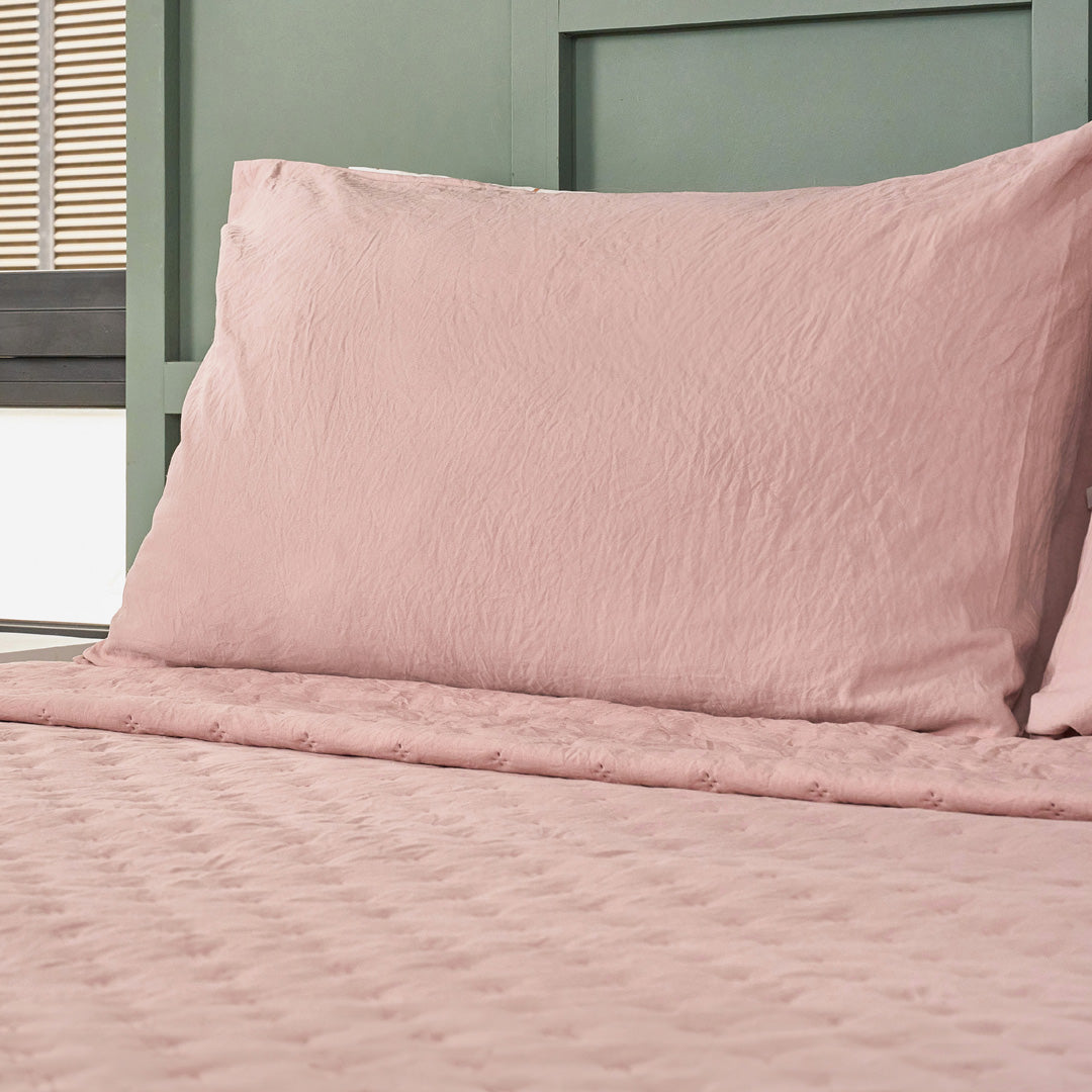 QUILT - CUBRECAMA DE VERANO ROSY BROWN