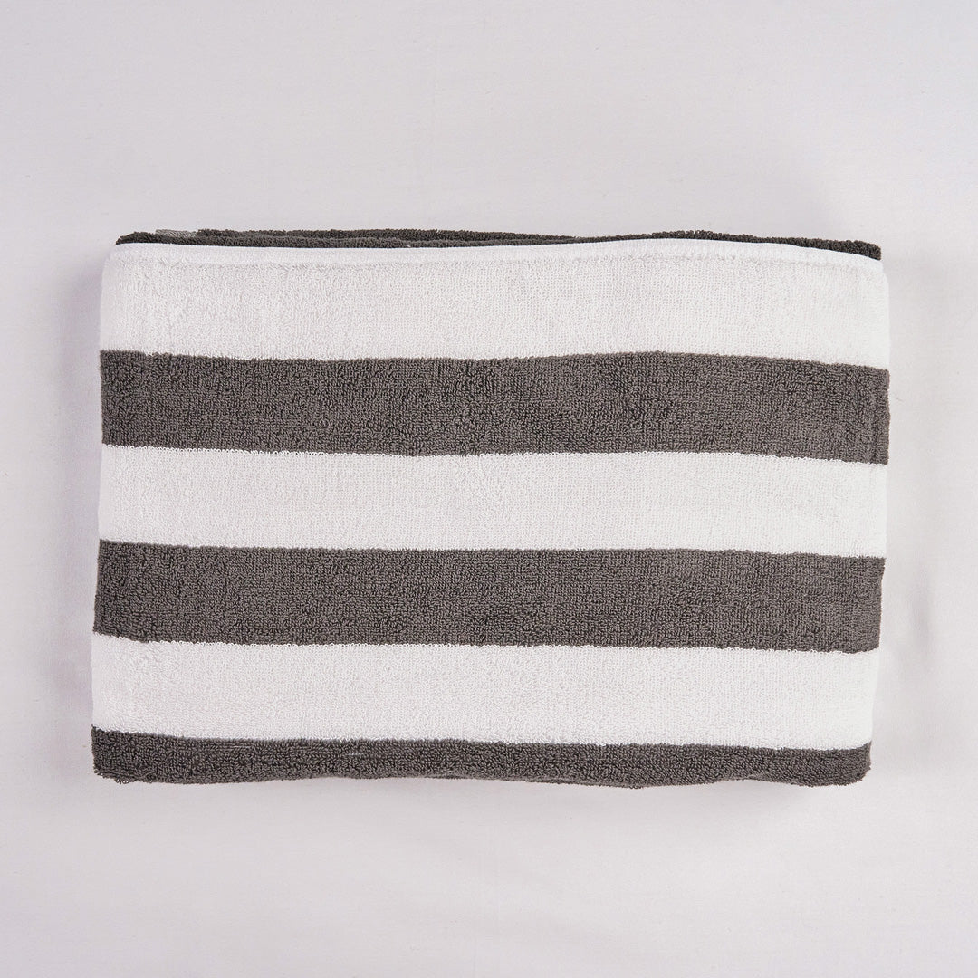 TOALLA DE PLAYA STRIPES GREY