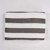 TOALLA DE PLAYA GREY STRIPES
