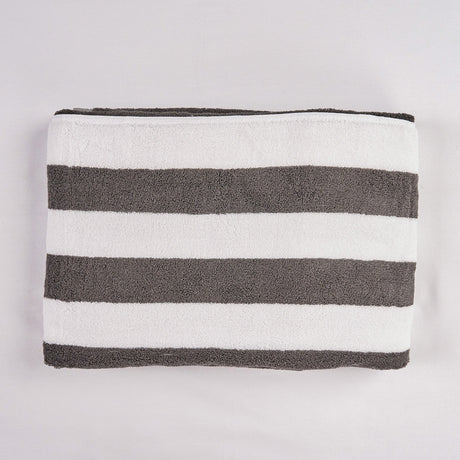 TOALLA DE PLAYA GREY STRIPES
