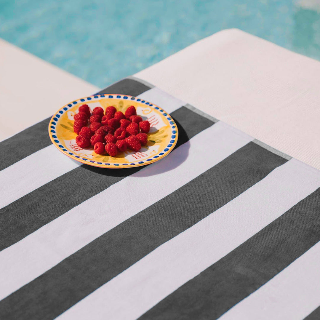 TOALLA DE PLAYA STRIPES GREY
