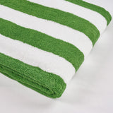 TOALLA DE PLAYA GREEN STRIPES