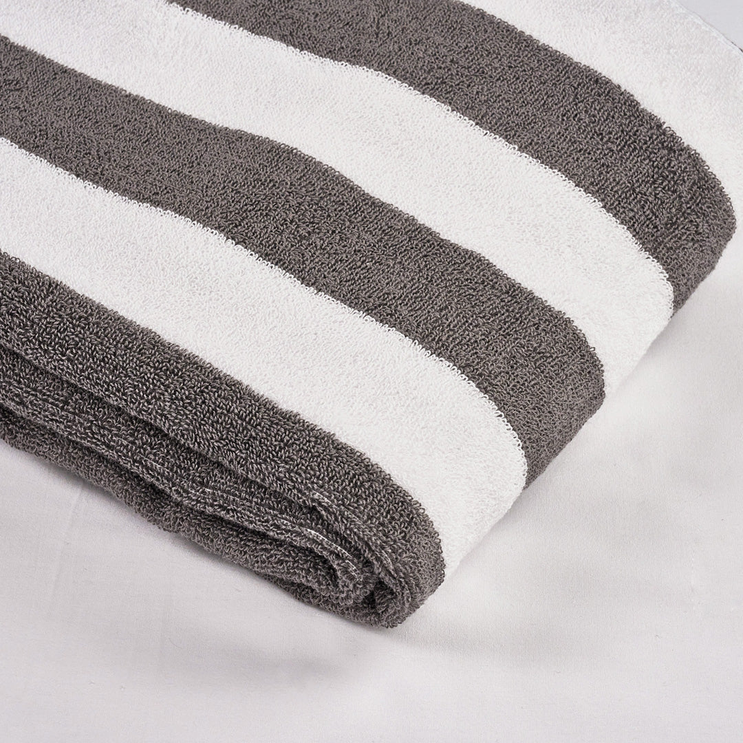 TOALLA DE PLAYA STRIPES GREY